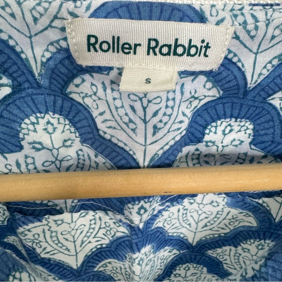 Roller Rabbit Jemina Punta Long Kurta 3/4 Sleeves Maxi Dress Side Slits Small - Picture 11 of 11